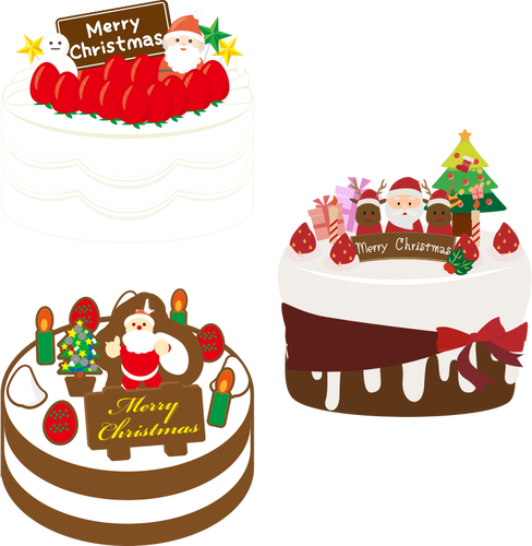 Tři vánoční dorty