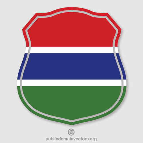 Escudo de armas de la bandera de Gambia