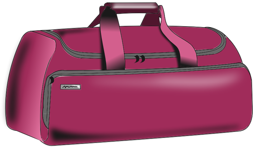 Różowy bagażu