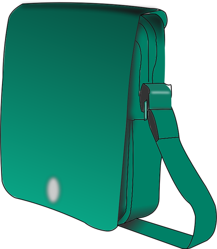 Green man handbag