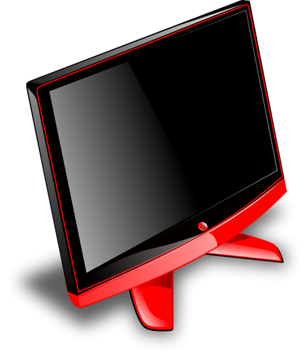 Generieke Gaming LCD monitor illustraties