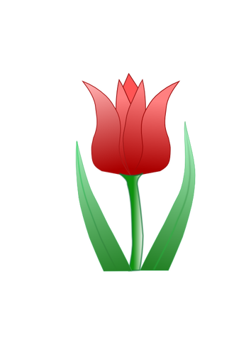 Tulipán flor vector clip arte