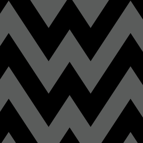 Motif en zigzag noir et gris