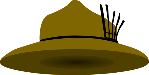 Imagem de vetor de chapéu de escoteiro
