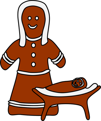 Gingerbread İsa ve Meryem