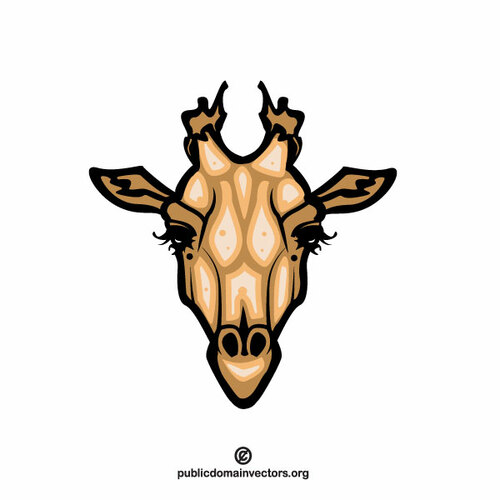 Girafe clip art graphique
