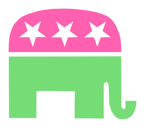 Republikanske symbol - en elefant
