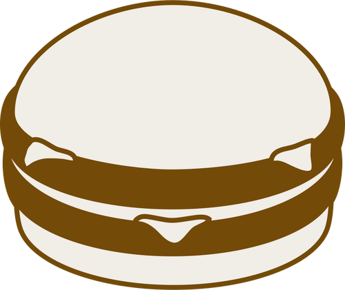 ハンバーガーのベクトル グラフィック