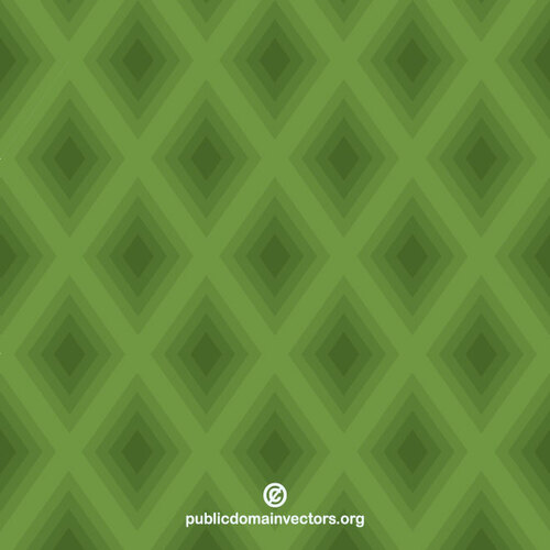 Grønt rhomboid mønster