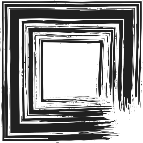 Grunge frame vector image