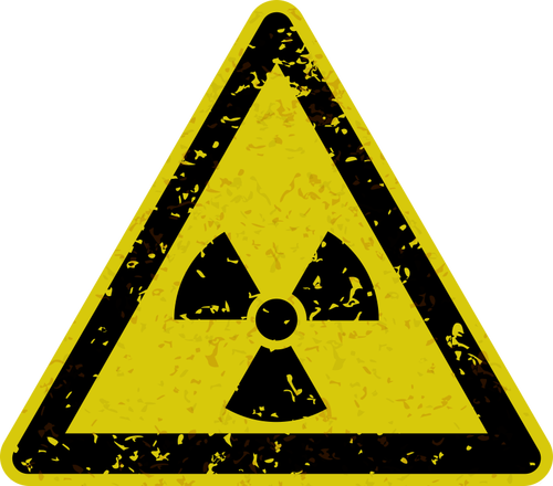 Semn de avertizare radiaţii