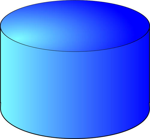 Lagring cylinder vektorbild
