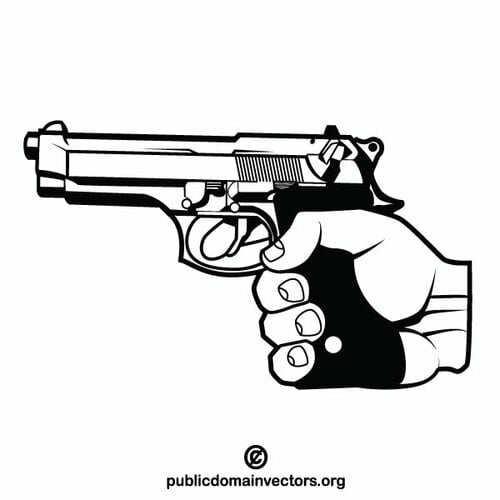 Handgun Vector Image Public Domain Vectors