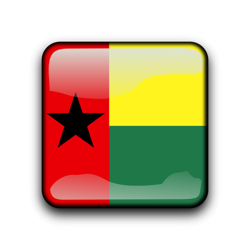 Guinea-Bissau flagg-knappen