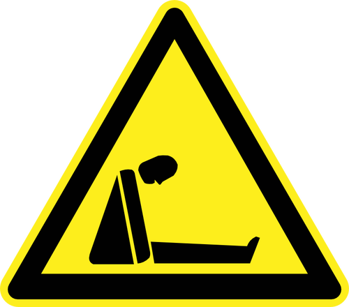 Signs hazard warning sign vector image