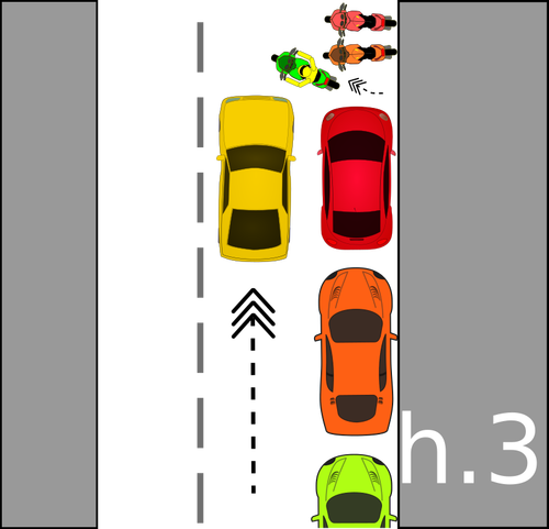Verkehr-Unfall-Piktogramme