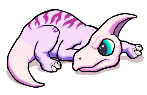 분홍색 공룡