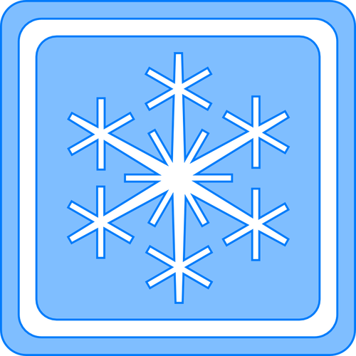 Zima ikona ilustracja wektorowa