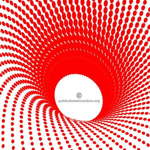 Röd halvton mönster vektor