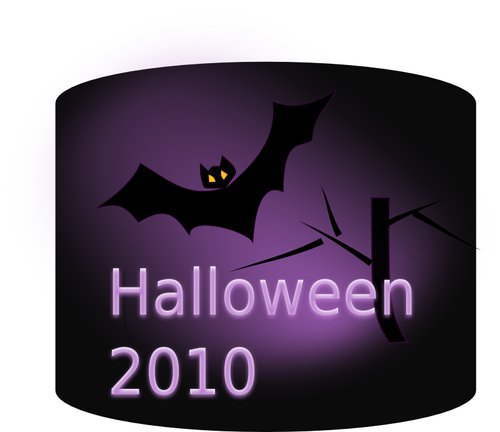 Halloween promo cartel vector clip art