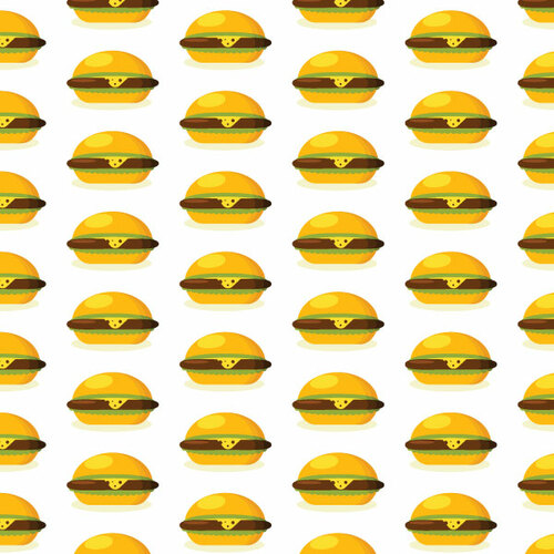 Hamburger bezešvé vzor