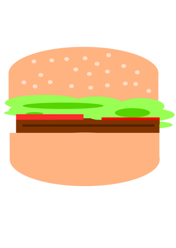 Basit hamburger