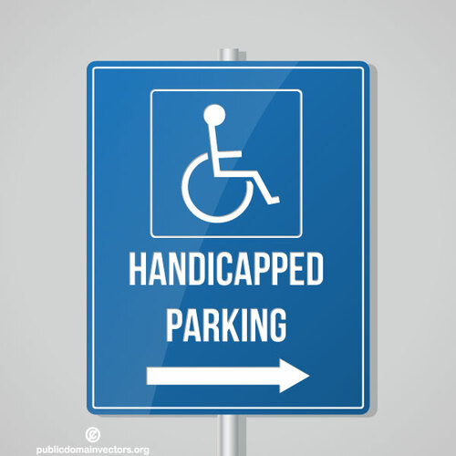 Parkering för handikappade personer