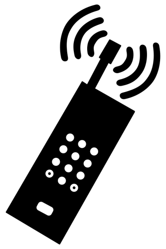 Mobiele telefoon pictogram