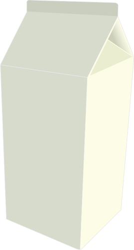Векторная графика молока картонная коробка