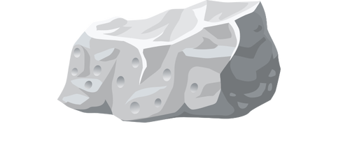 Image vectorielle de Dullite roche récoltables