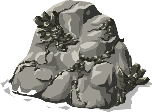 金属の岩