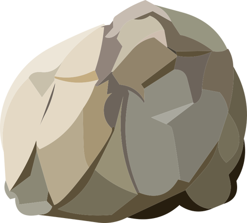 Batu dipanen vektor ilustrasi
