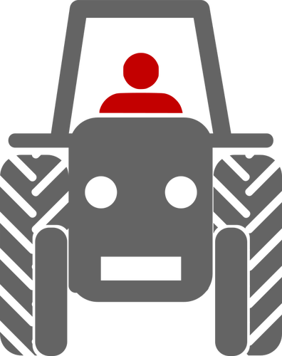 Traktor ikon gambar