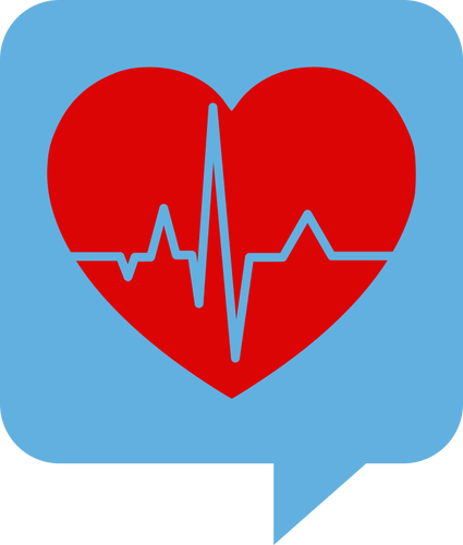 Logotipo de batida de coração
