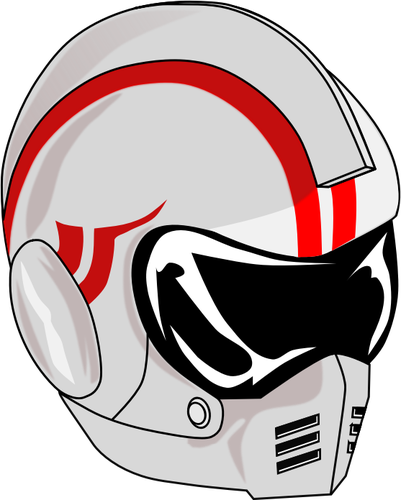 Desenho vetorial de capacete J9