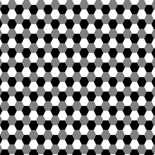 Hexagon grå skala