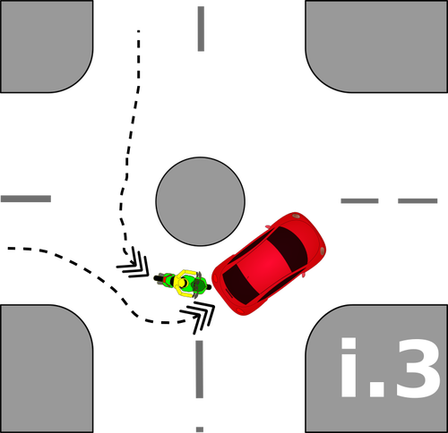 Bil ulykke symbol