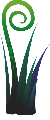 Векторный рисунок из шести трава наросты