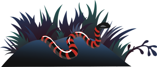 Serpent dans la brousse
