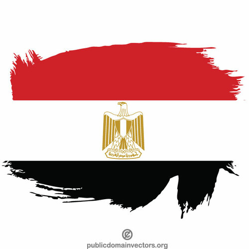 Bandera nacional egipcia