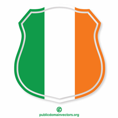 Irische heraldische Schild