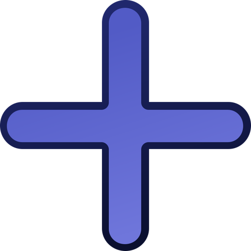 Křesťanský kříž Vektor Klipart