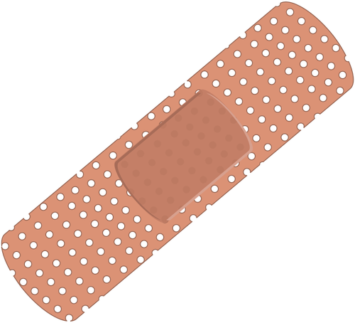 Vector image of plaster