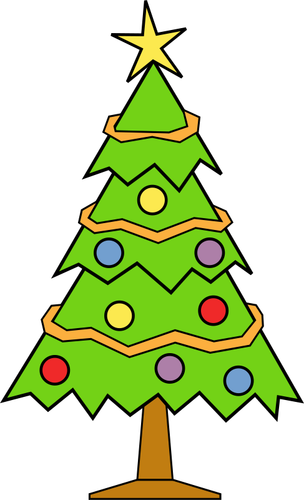 Vánoční stromek grafické umění
