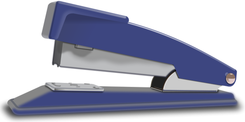 Blue Stapler vector graphics