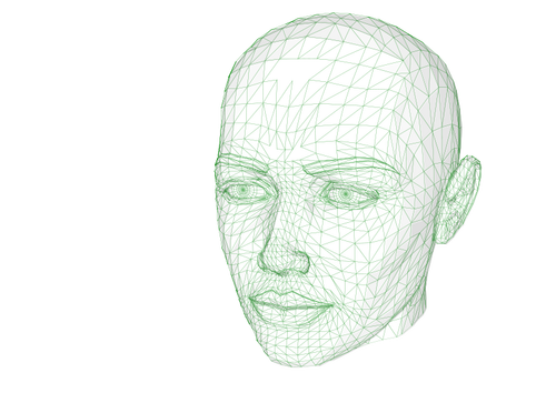 Kvinnelige web hodet vector illustrasjon