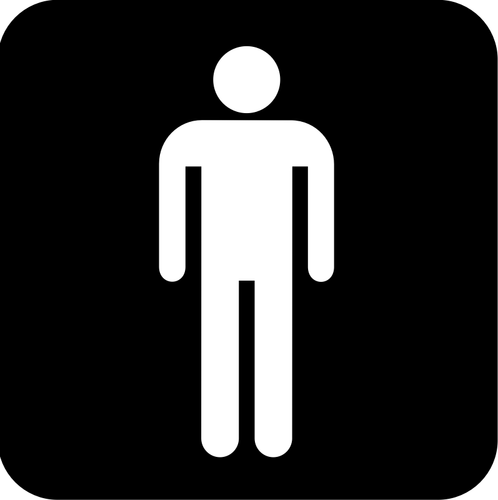 अमेरिकी राष्ट्रीय पार्क मैप्स pictogram एक पुरुषों की टॉयलेट वेक्टर छवि के लिए
