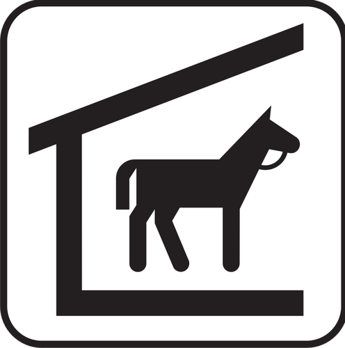 Symbole stable de cheval