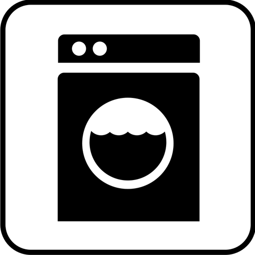 अमेरिकी राष्ट्रीय पार्क मैप्स pictogram एक कपड़े धोने की सुविधा वेक्टर छवि के लिए