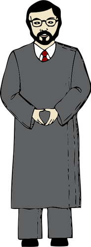 Vector image of Judge Ito